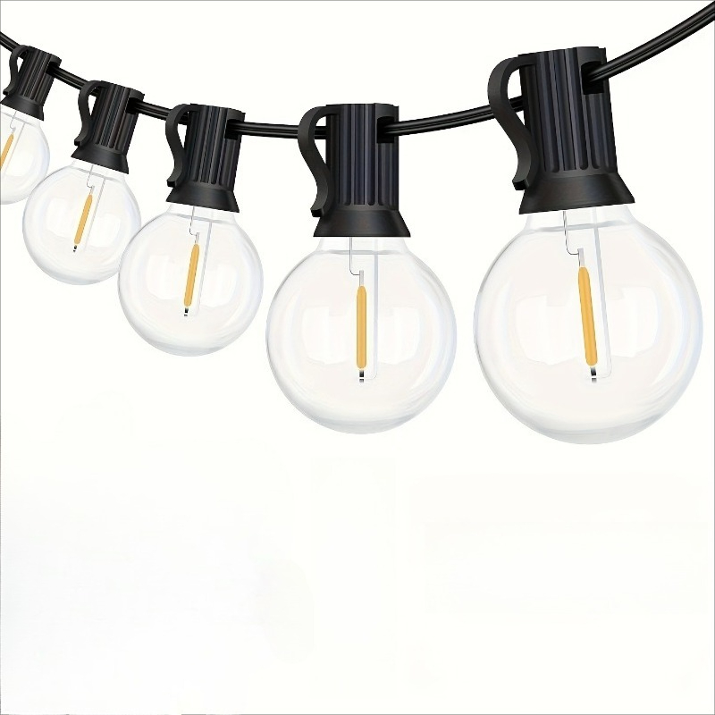 Outdoor Lighting Remote Control - 64피트 G40 태양광 조절식 스트링 조명