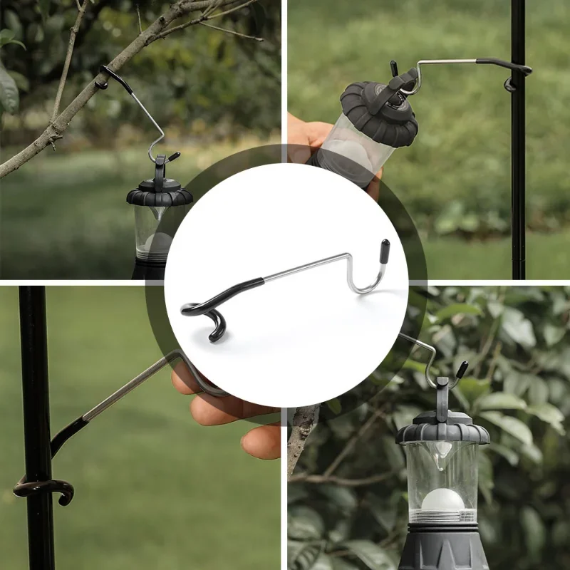 Outdoor Lighting Pole - 스테인리스 스틸 S형 캠핑 라이트 폴