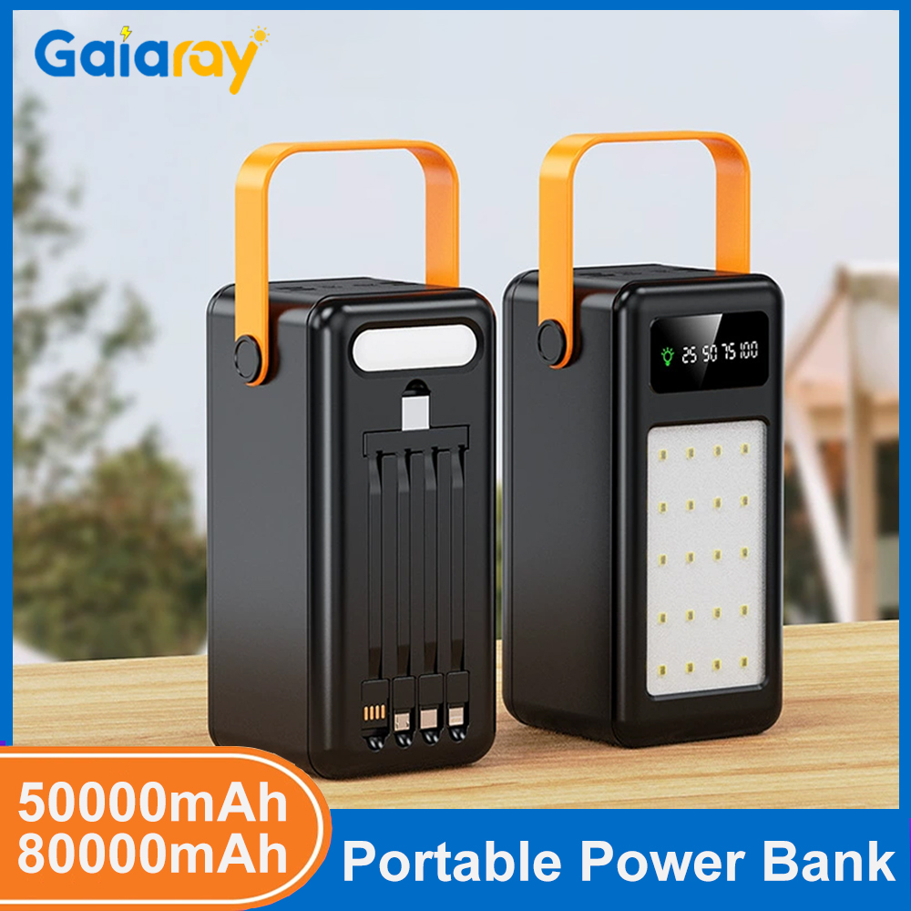 Outdoor Lighting Battery Powered - 50000mAh 80000mAh 휴대용 파워뱅크 고속 충전
