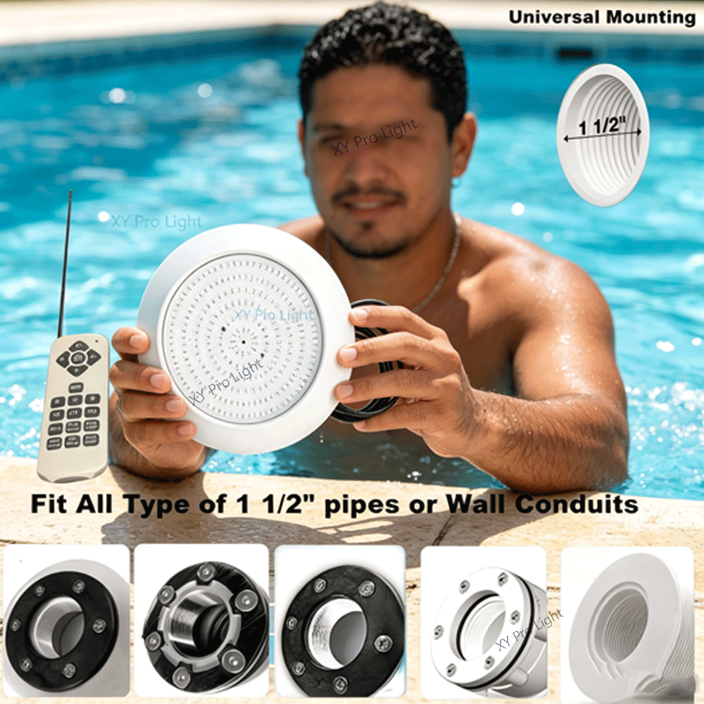 Pond Light Submersible - 25W RGB LED 수영장 조명 18W