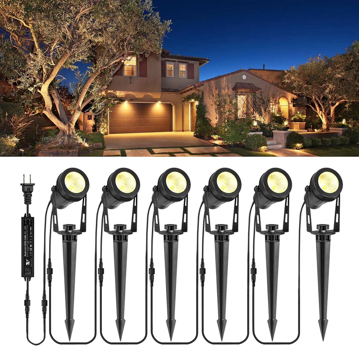 Outdoor Lighting Voltage - 저전압 조경 조명 6팩, 12V 변압기가
