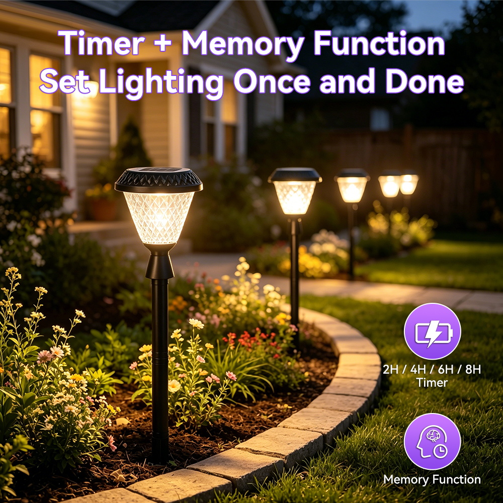 Outdoor Lighting Remote Control - 태양광 기둥 캡 라이트 IP65 방수