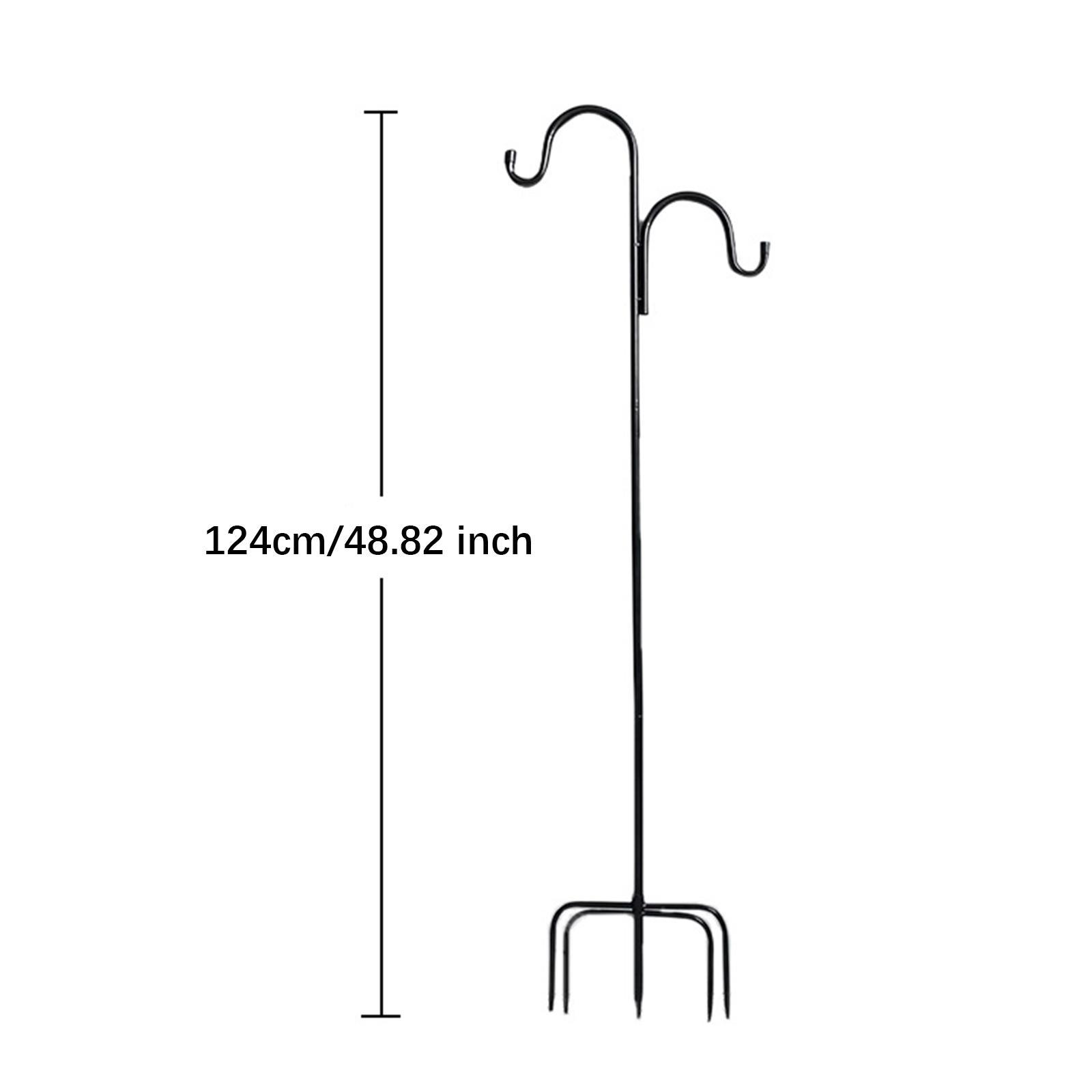 Outdoor Lighting Pole - 셰퍼드 훅 블랙 야외용 새 먹이통