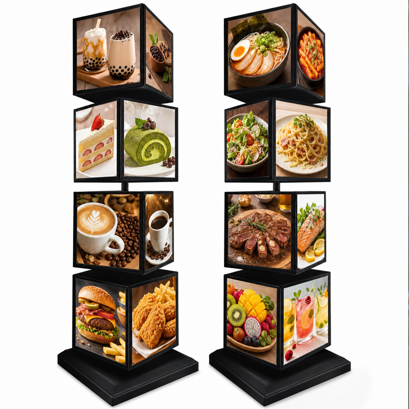 Outdoor Lighting Restaurant - 맞춤형 회전식 사각 라이트박스, 레스토랑 야외