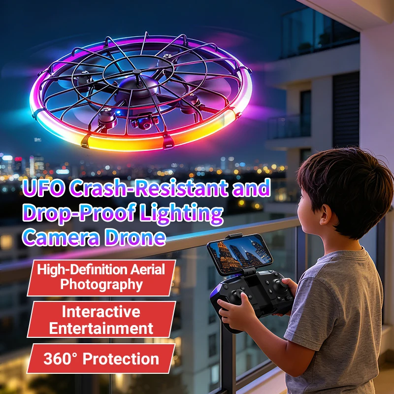 Outdoor Lighting Remote Control - JJRC H145 UFO RC 드론, 듀얼