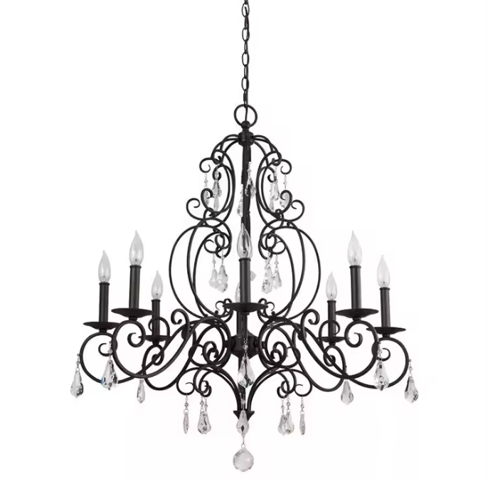 Outdoor Lighting Vintage - 질라이트닝 우아한 펜던트 조명 레트로 블랙
