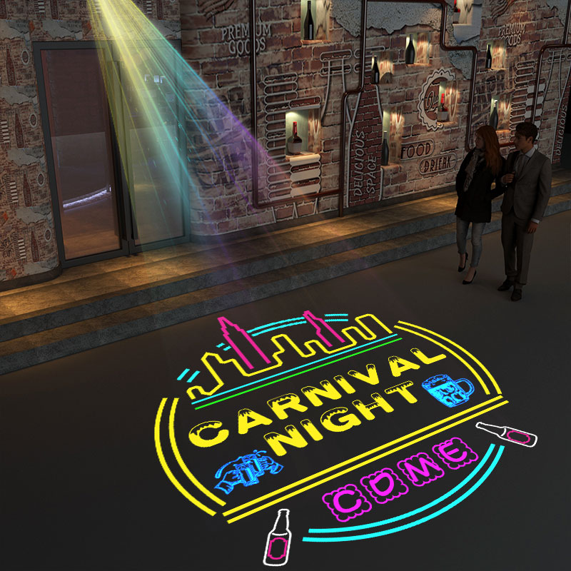 Outdoor Lighting Logo - STLF 로고 프로젝터 무료 맞춤형 광고