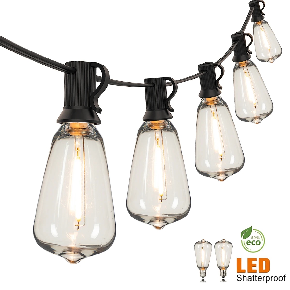 Outdoor Lighting Connectors - 110V 미국 플러그 ST38 스트링 라이트