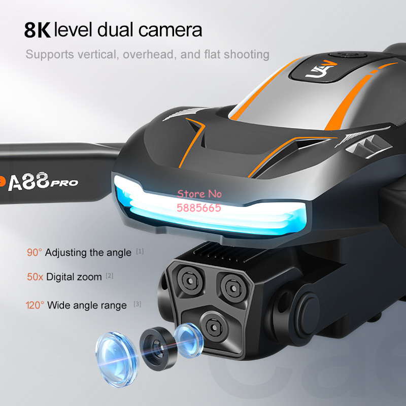 8K 항공 촬영 광학 흐름 위치 지정 FPV RC 드론 - Outdoor Lighting Remote Control 리뷰 및 가격