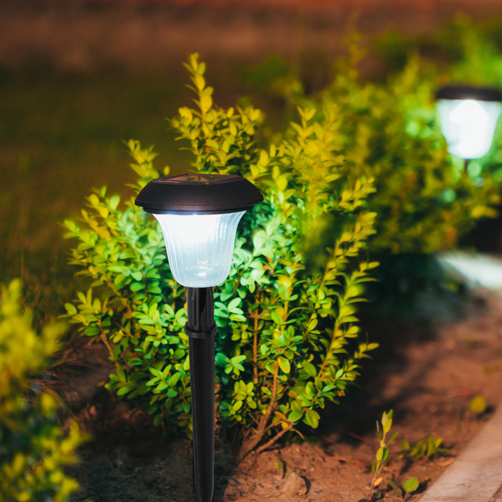 20개입, 잔디밭용 지면 고정형 태양광 램프, 정원,  - Outdoor Lighting Pathway 리뷰 및 가격