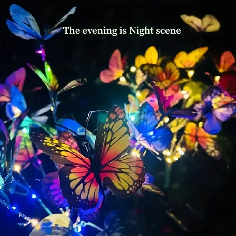 태양 LED 나비 정원 조명 마당 파티오 축제 크리스마 - Outdoor Lighting Effects 리뷰 및 가격