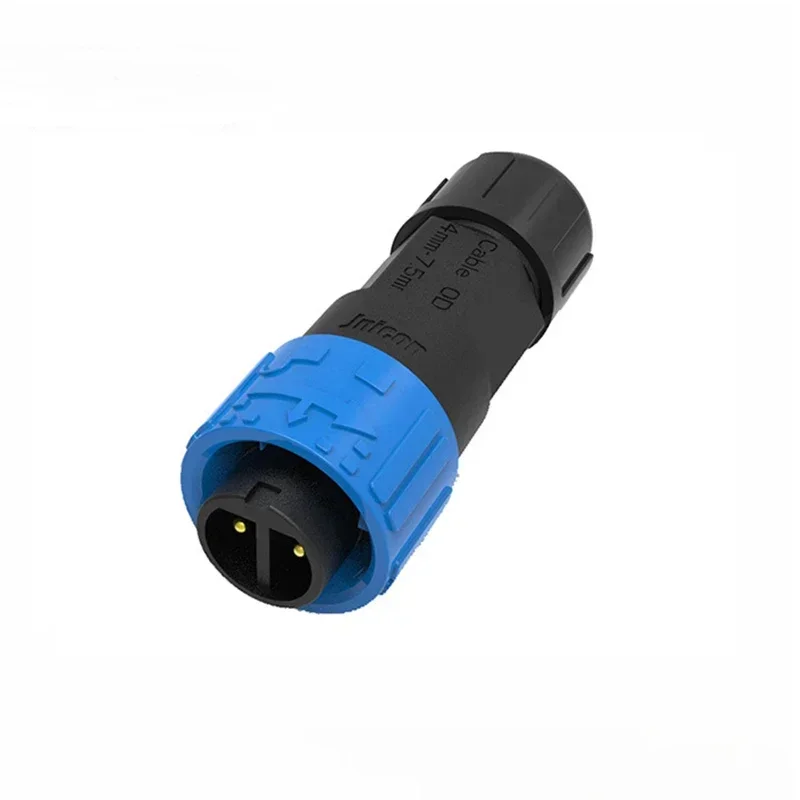 2핀 M16 전원 커넥터 셀프 잠금 조립형 IP67 방 - Outdoor Lighting Connectors 리뷰 및 가격