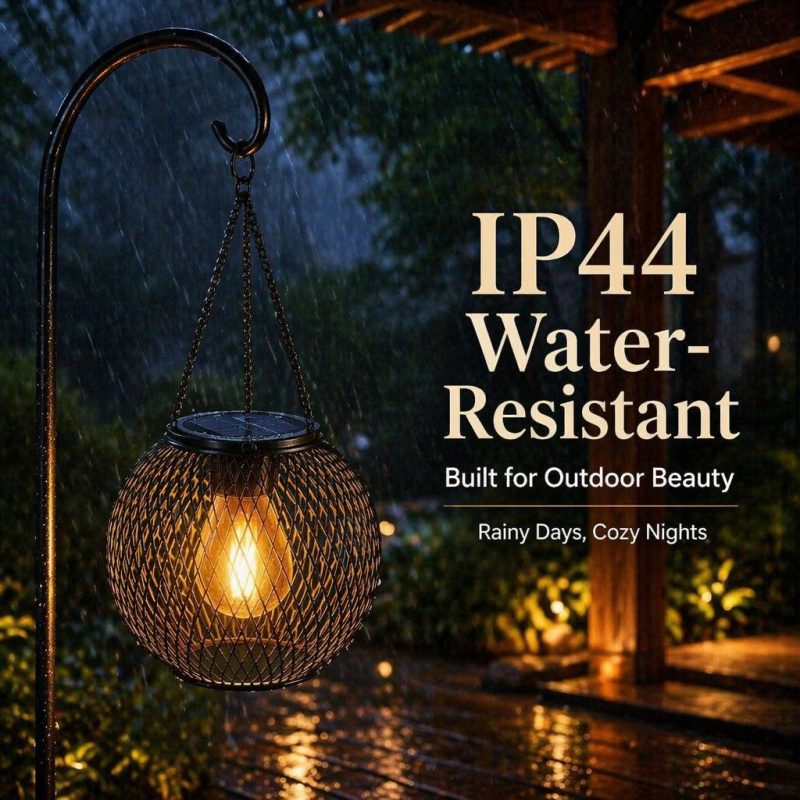 태양열 LED 교수형 플로어 램프 야외 속이 빈 조명  - Outdoor Lighting Effects 리뷰 및 가격