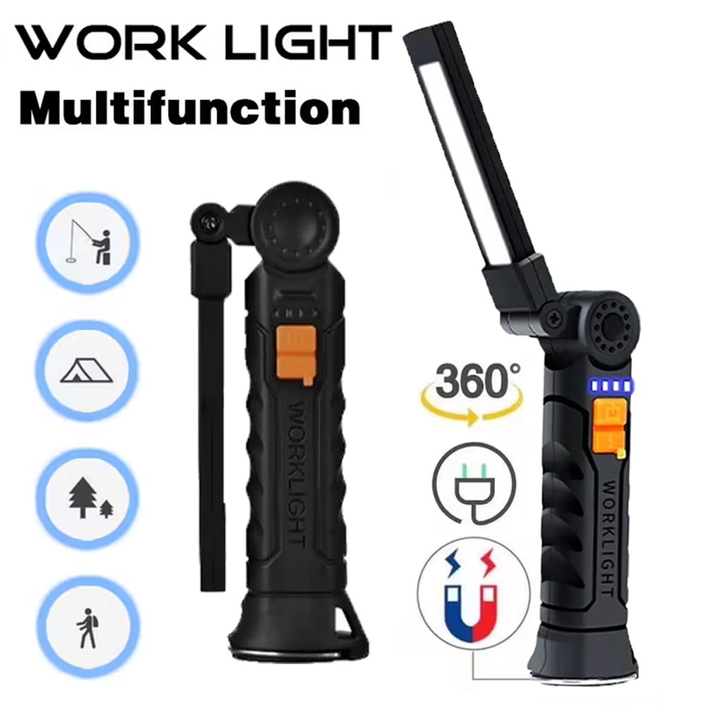 야외 캠핑을 위한 내장 배터리가 있는 자기 비상 작업  - Outdoor Lighting House 리뷰 및 가격