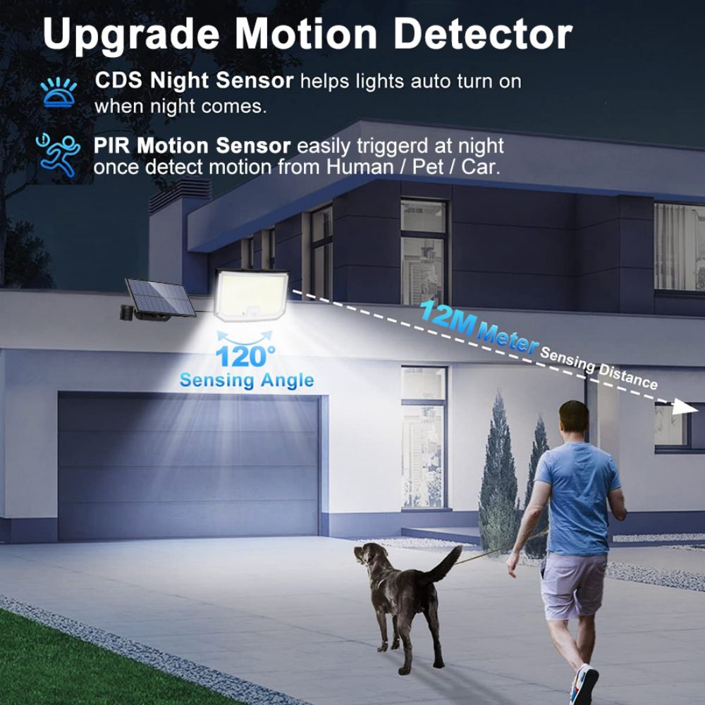 모션 센서가 있는 야외용 태양광 조명 234/268LE - Outdoor Lighting Battery Powered 리뷰 및 가격