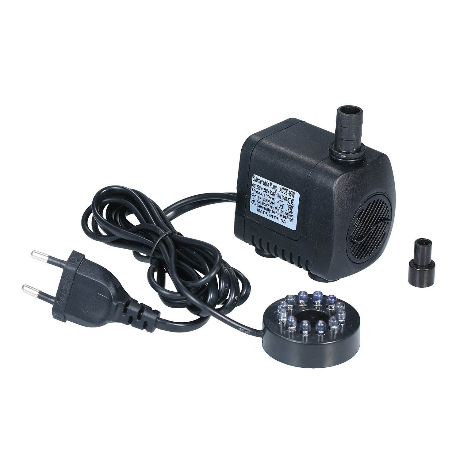 LED 라이트 잠수정 펌프 800L/H 매우 조용한 수 - Pond Light Submersible 리뷰 및 가격