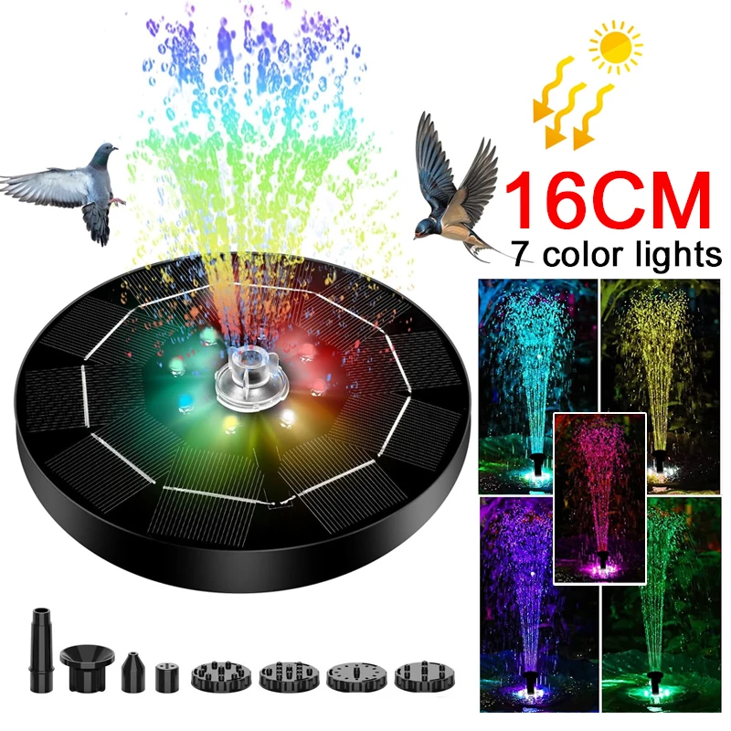 LED 조명 태양열 분수 조명, 회전 분수, 워터 펌프 - Outdoor Lighting For Gazebo 리뷰 및 가격
