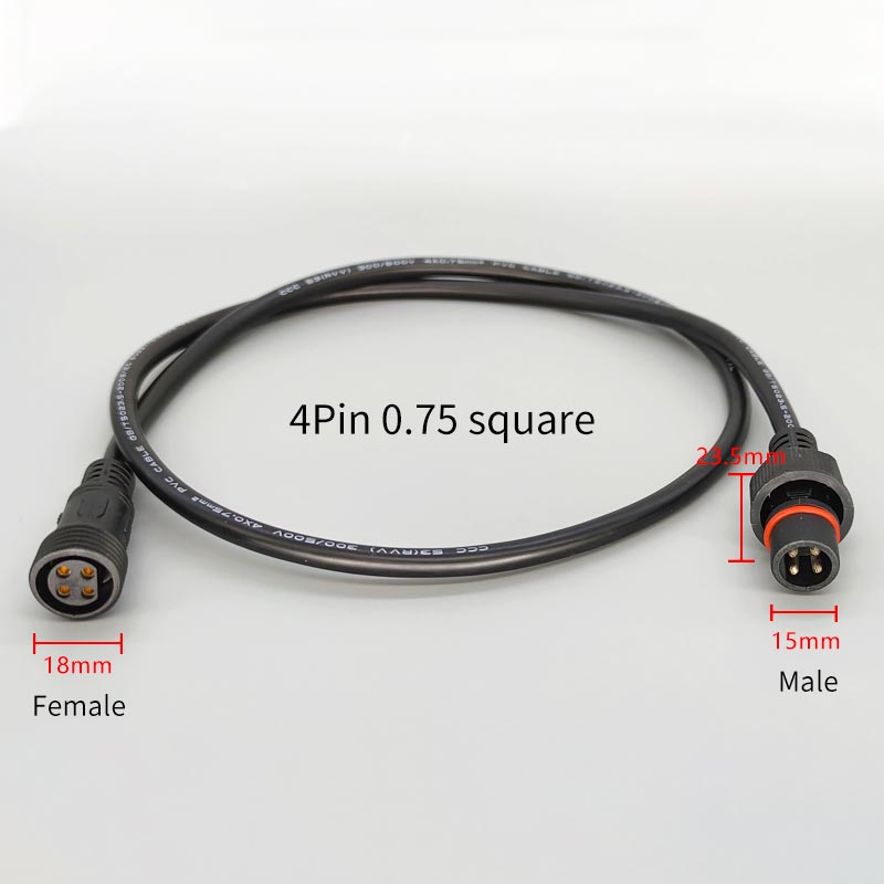 남성 Famale 플러그 케이블 4Pin 방수 IP67 - Outdoor Lighting Connectors 리뷰 및 가격
