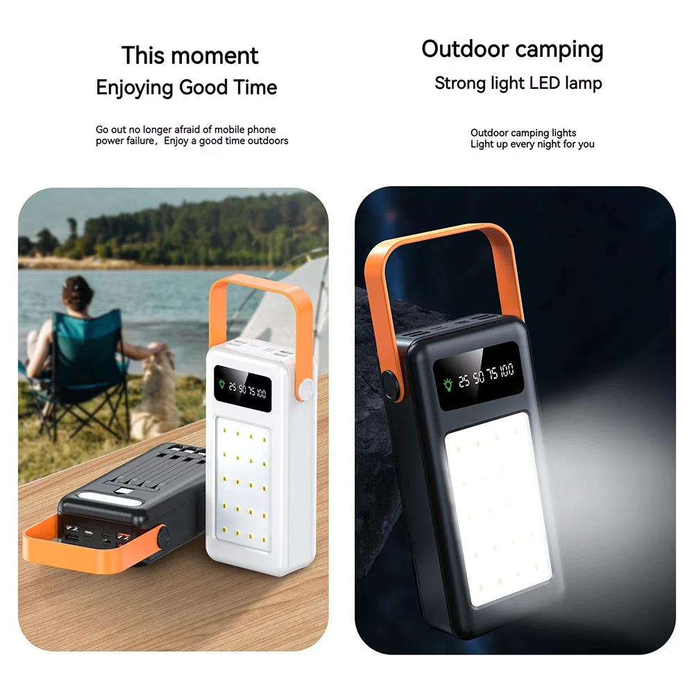 50000mAh 80000mAh 휴대용 파워뱅크 고속  - Outdoor Lighting Battery Powered 리뷰 및 가격