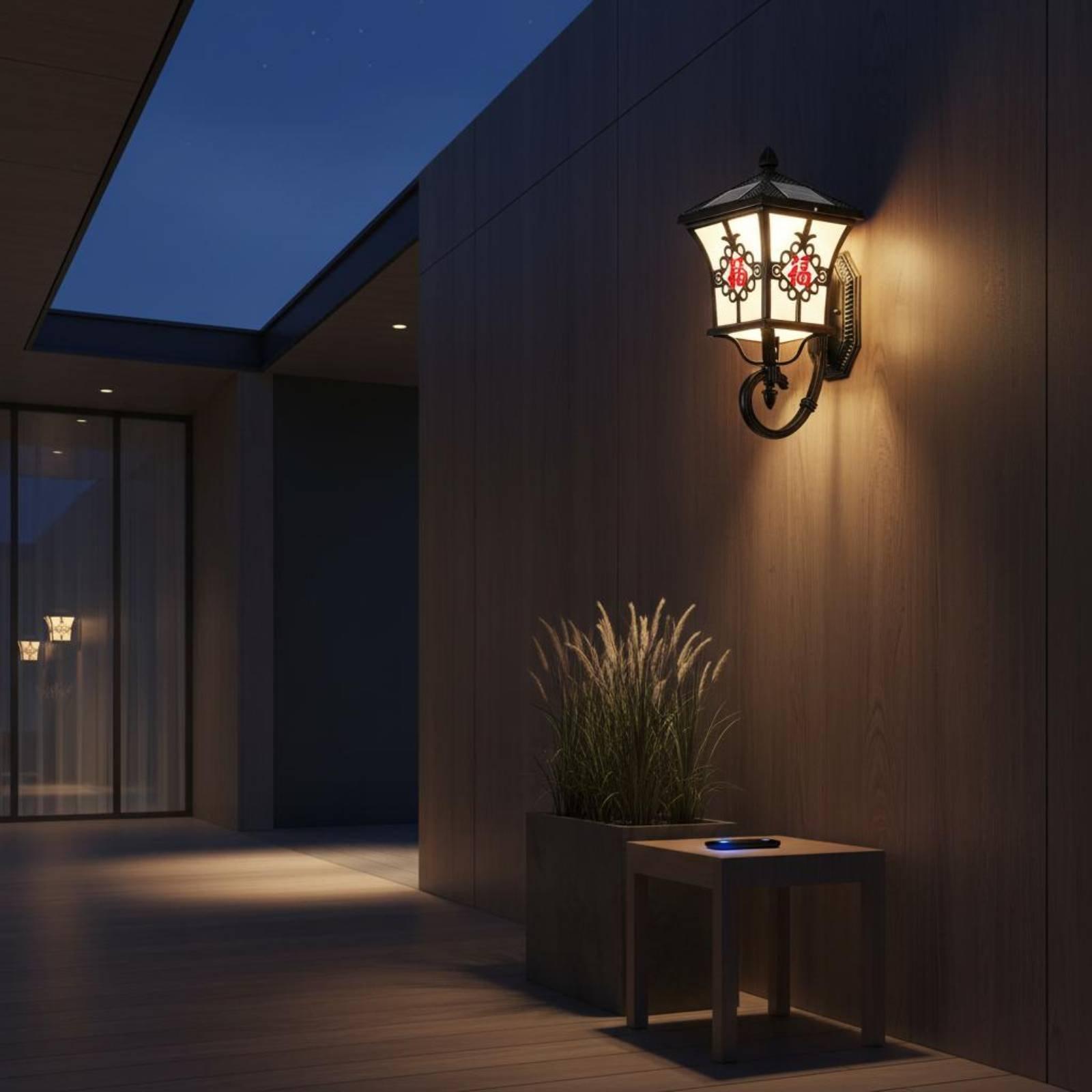 태양광 LED 야외 벽등, 우아한 랜턴, 방수 정원등  - Outdoor Lighting For Patio 리뷰 및 가격