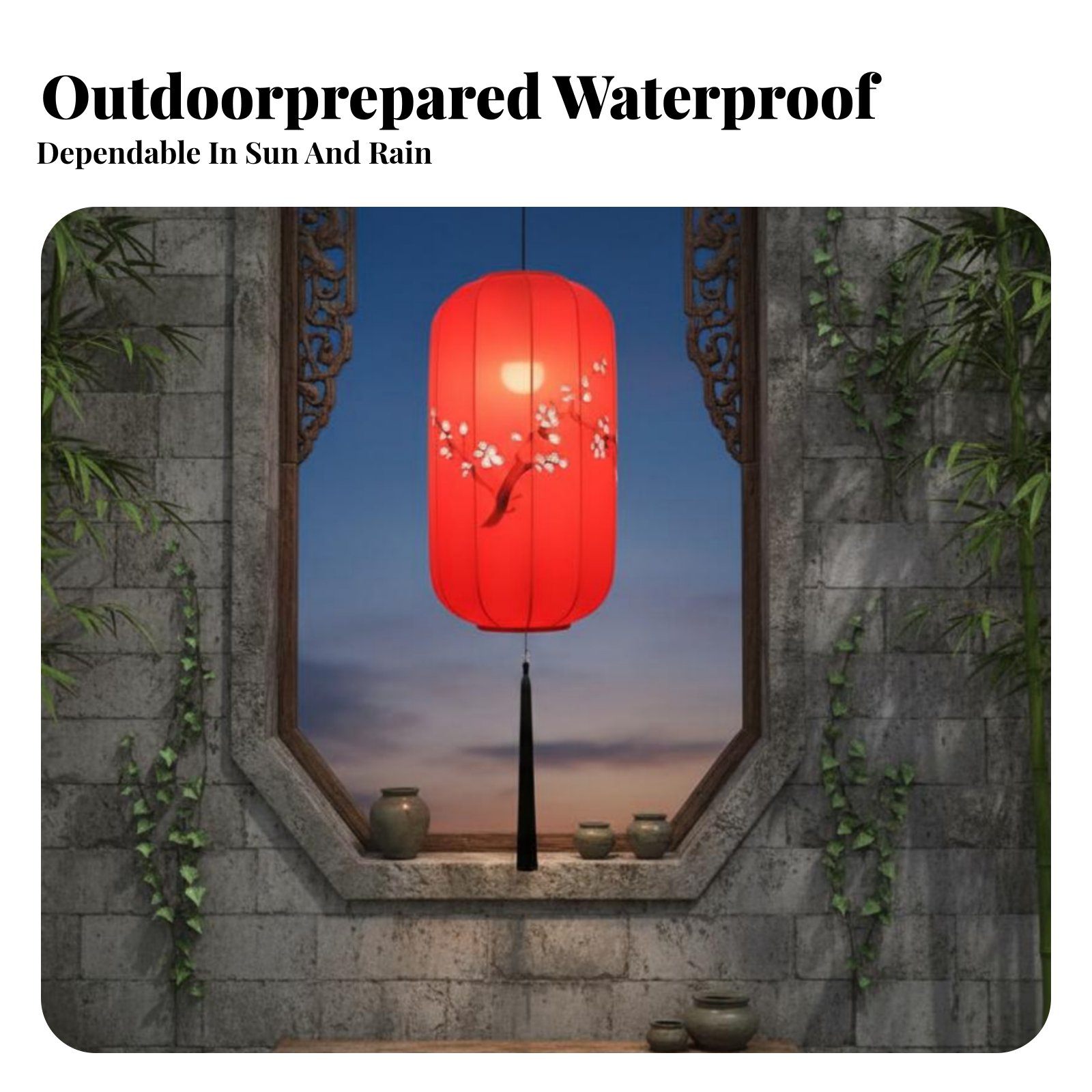 수작업 중국식 등불, 방수 야외용 걸이식 조명, 레스토 - Outdoor Lighting Restaurant 리뷰 및 가격