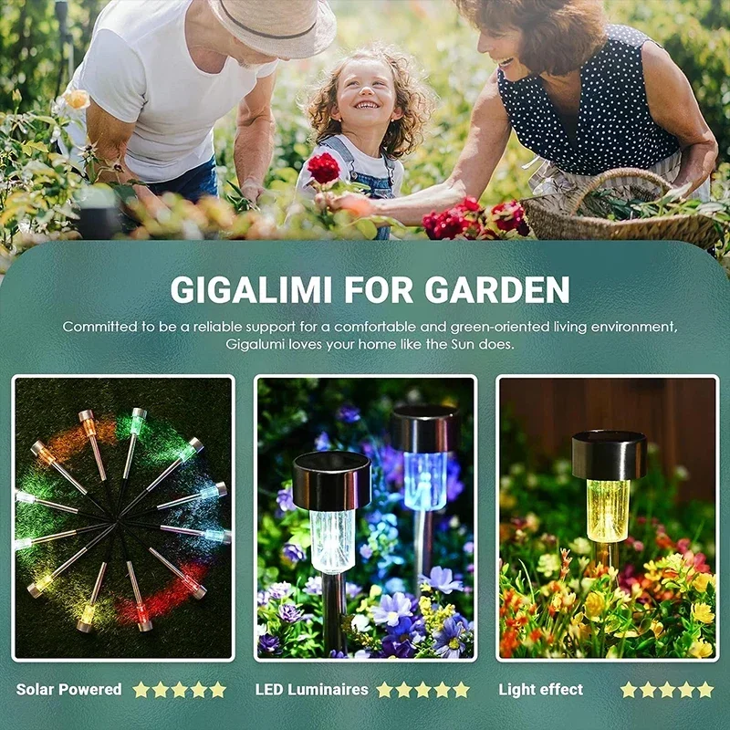 태양 야외 조명 정원 램프 태양 전원 방수 풍경 경로  - Outdoor Lighting For Gazebo 리뷰 및 가격