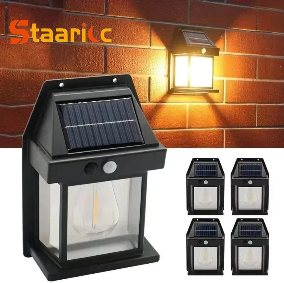 야외 태양광 텅스텐 벽등, 모션 센서 내장, IP65  - Outdoor Lighting Deck 리뷰 및 가격