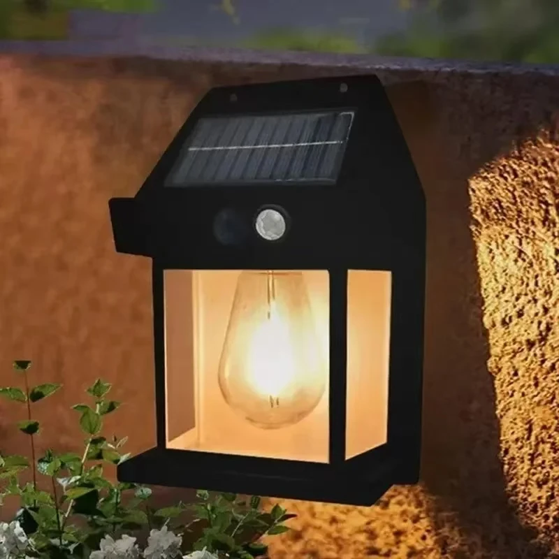 야외 태양광 텅스텐 벽등, 모션 센서 내장, IP65  - Outdoor Lighting Deck 리뷰 및 가격