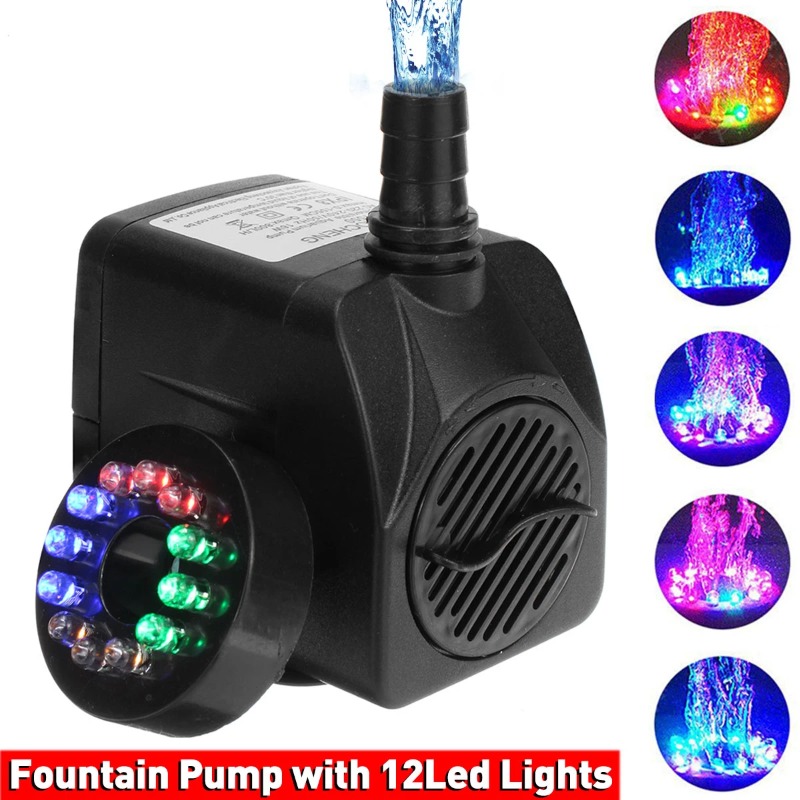 16W LED 조명 분수 펌프 어항 석가산 정원 수족관 - Pond Light Submersible 리뷰 및 가격