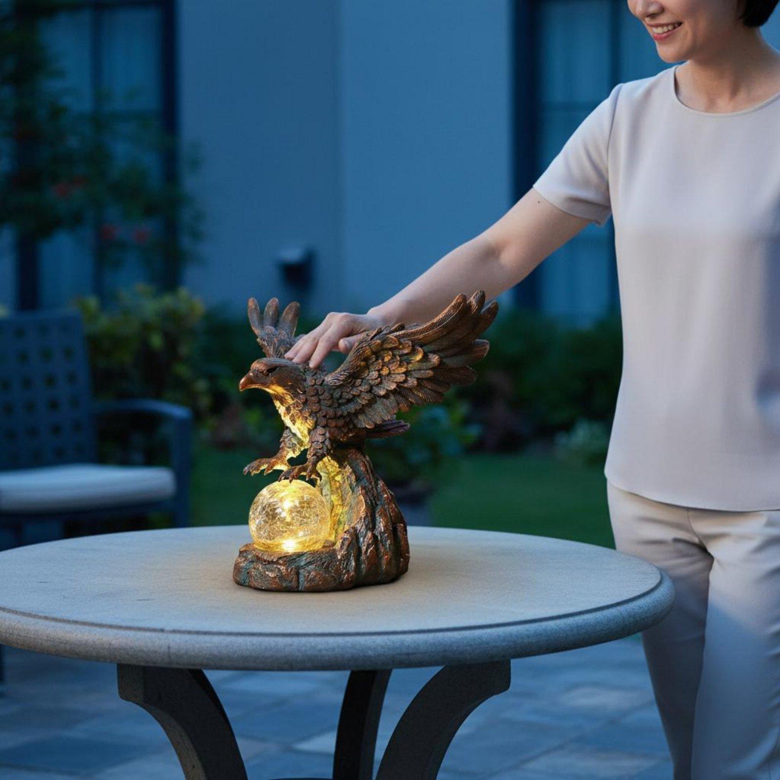 태양광 독수리 조각상 조명, 마당 및 통로용 방수 야외 - Outdoor Lighting Pathway 리뷰 및 가격