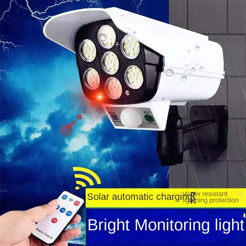 야외 태양 빛 모션 센서 보안 더미 카메라 무선 홍수  - Outdoor Lighting For Gazebo 리뷰 및 가격