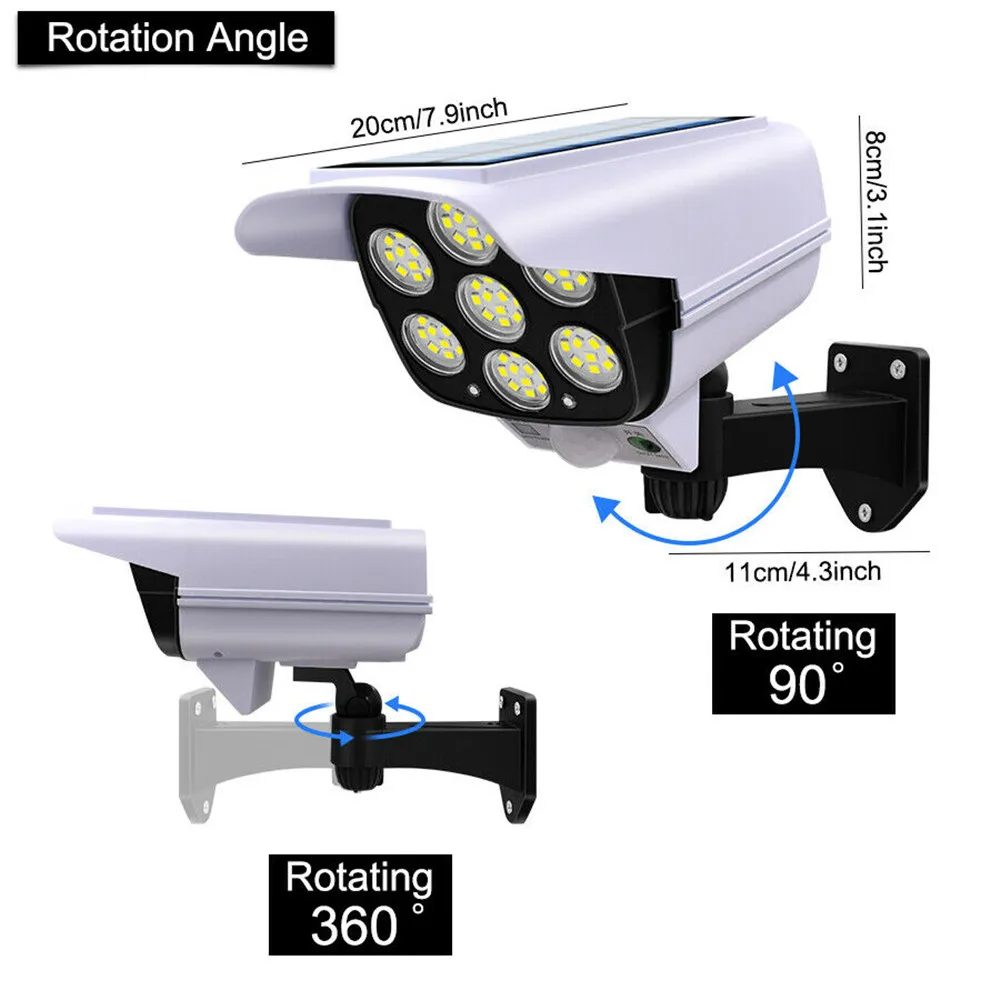 야외 태양 빛 모션 센서 보안 더미 카메라 무선 홍수  - Outdoor Lighting For Gazebo 리뷰 및 가격