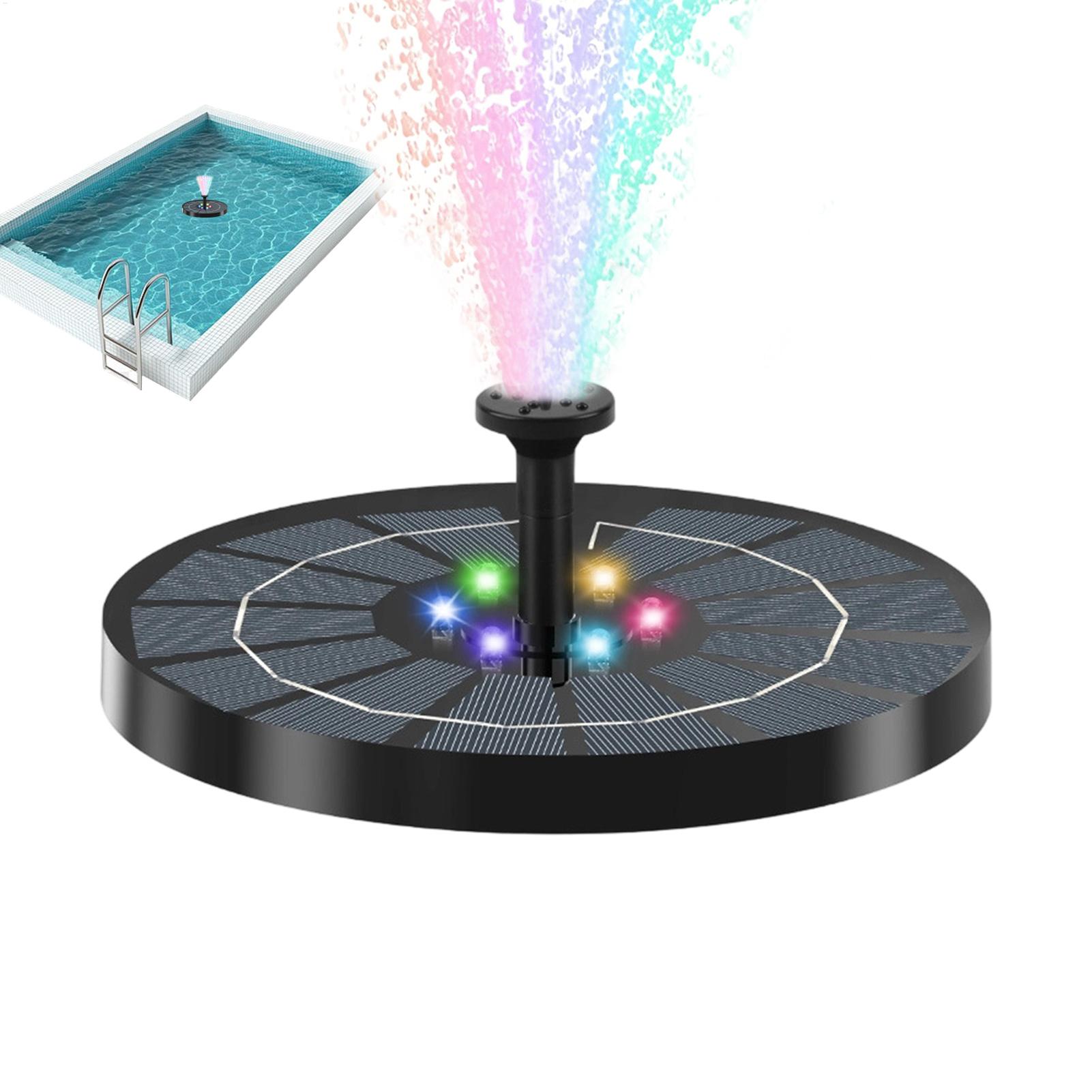 조류 목욕대용 조명이 있는 태양열 워터 펌프(18cm) - Outdoor Lighting Deck 리뷰 및 가격