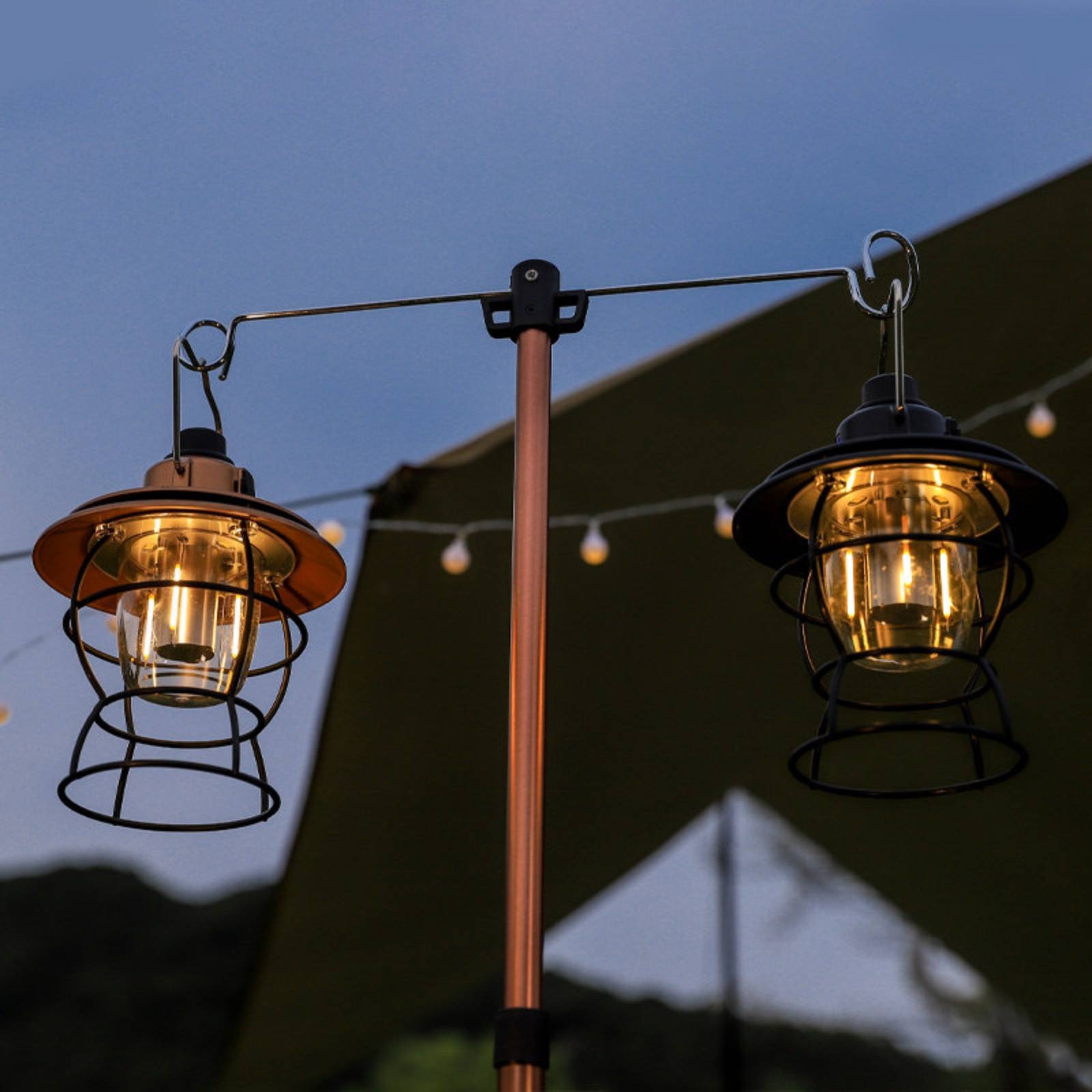 후크가 있는 삼각대 스탠드, 텔레스코픽 걸이형 램프 스 - Outdoor Lighting Pole 리뷰 및 가격