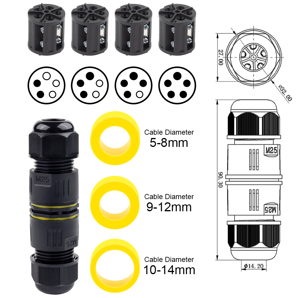 IP68 M25 케이블 커넥터 실외 방수 정션 박스 나 - Outdoor Lighting Connectors 리뷰 및 가격