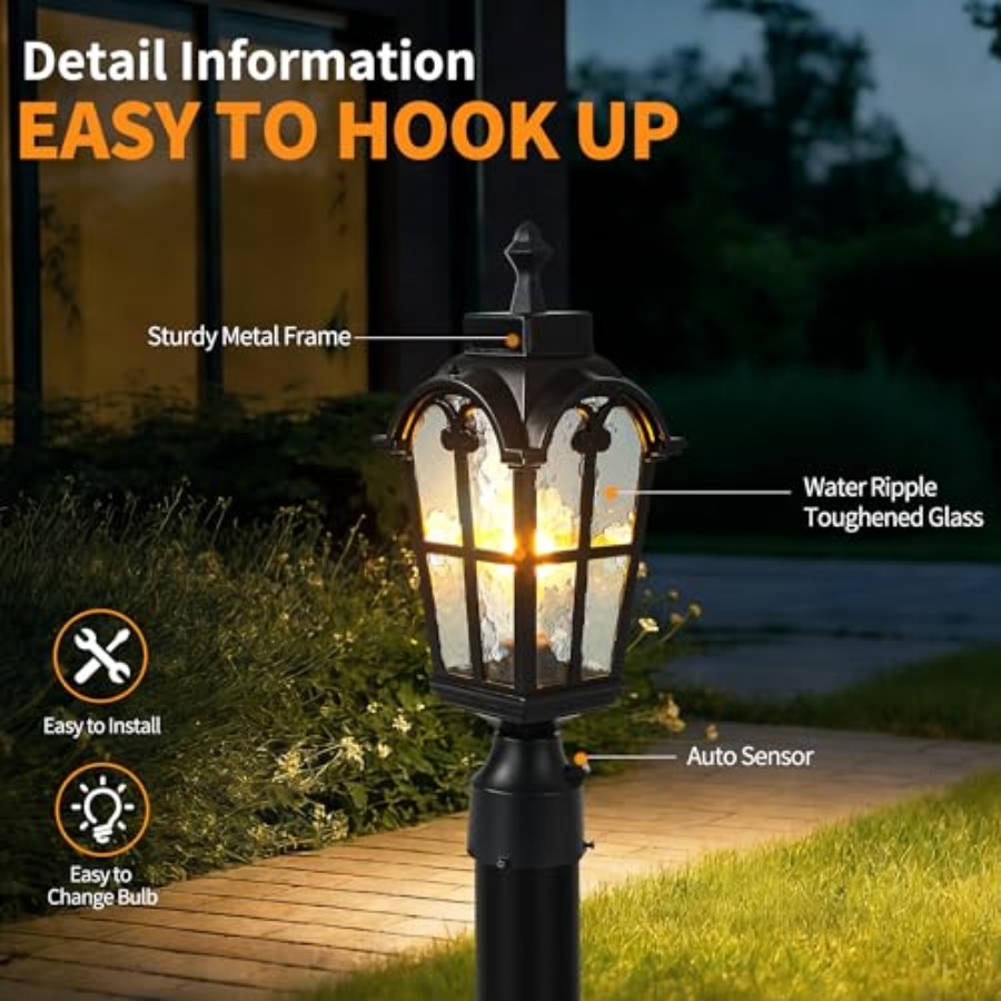 센서 야외 기둥 조명 방수 기둥 조명기구 전면 도어용  - Outdoor Lighting Waterproof 리뷰 및 가격