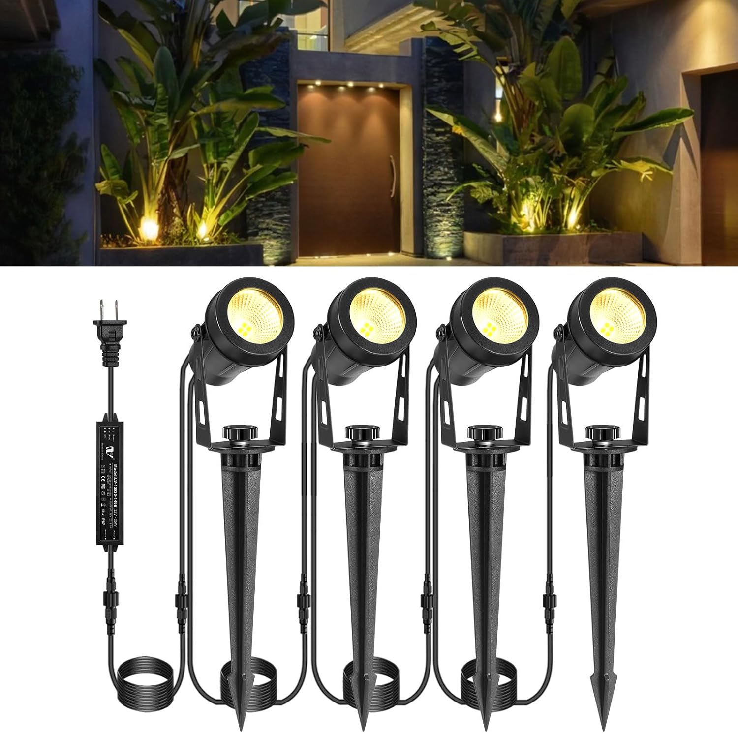 저전압 조경 조명 6팩, 12V 변압기가 있는 야외 스 - Outdoor Lighting Voltage 리뷰 및 가격