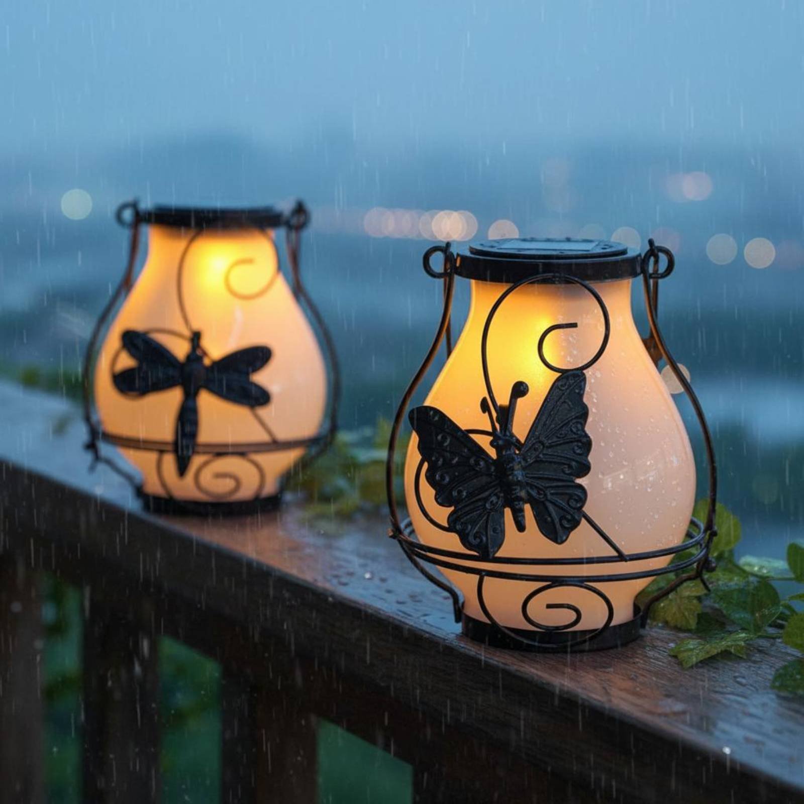 태양열 나비 랜턴 방수 나비 태양열 랜턴 장식용 마당  - Outdoor Lighting Battery Powered 리뷰 및 가격