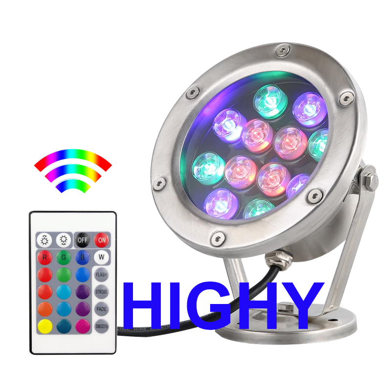 RGB LED 수중 조명 연못 잠수정 야간 램프, 야외 - Pond Light Submersible 리뷰 및 가격