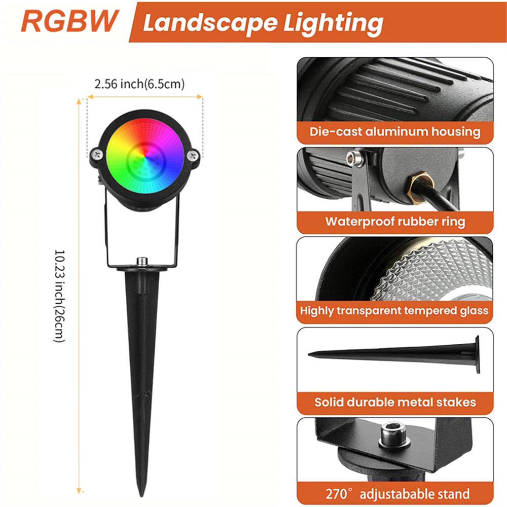 RGBW 조경 조명 10W 리모컨 포함 스포트라이트 1 - Outdoor Lighting For Garden 리뷰 및 가격