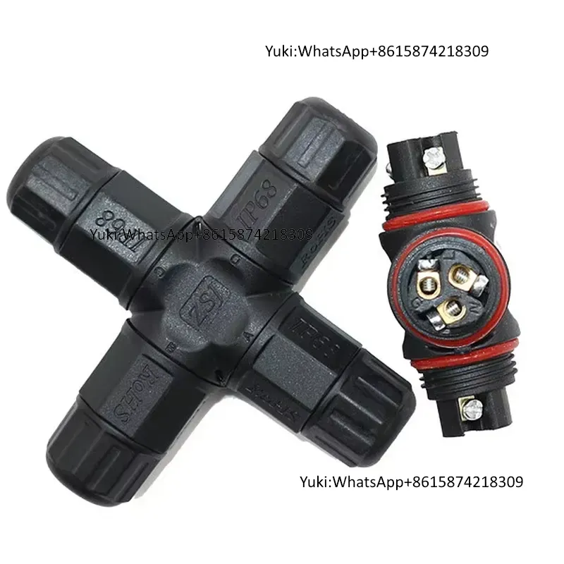 IP68 방수 케이블 T탭 전기 커넥터 4핀 실외 밀폐 - Outdoor Lighting Connectors 리뷰 및 가격
