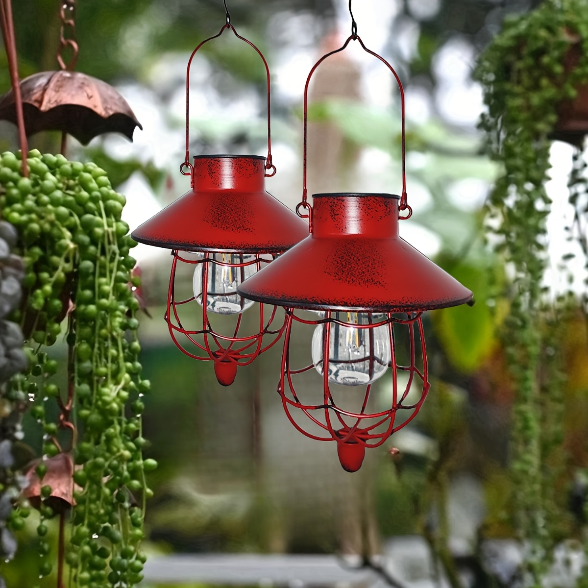 태양광 랜턴 야외 걸이 조명, 금속 태양광 걸이 조명, - Outdoor Lighting Vintage 리뷰 및 가격