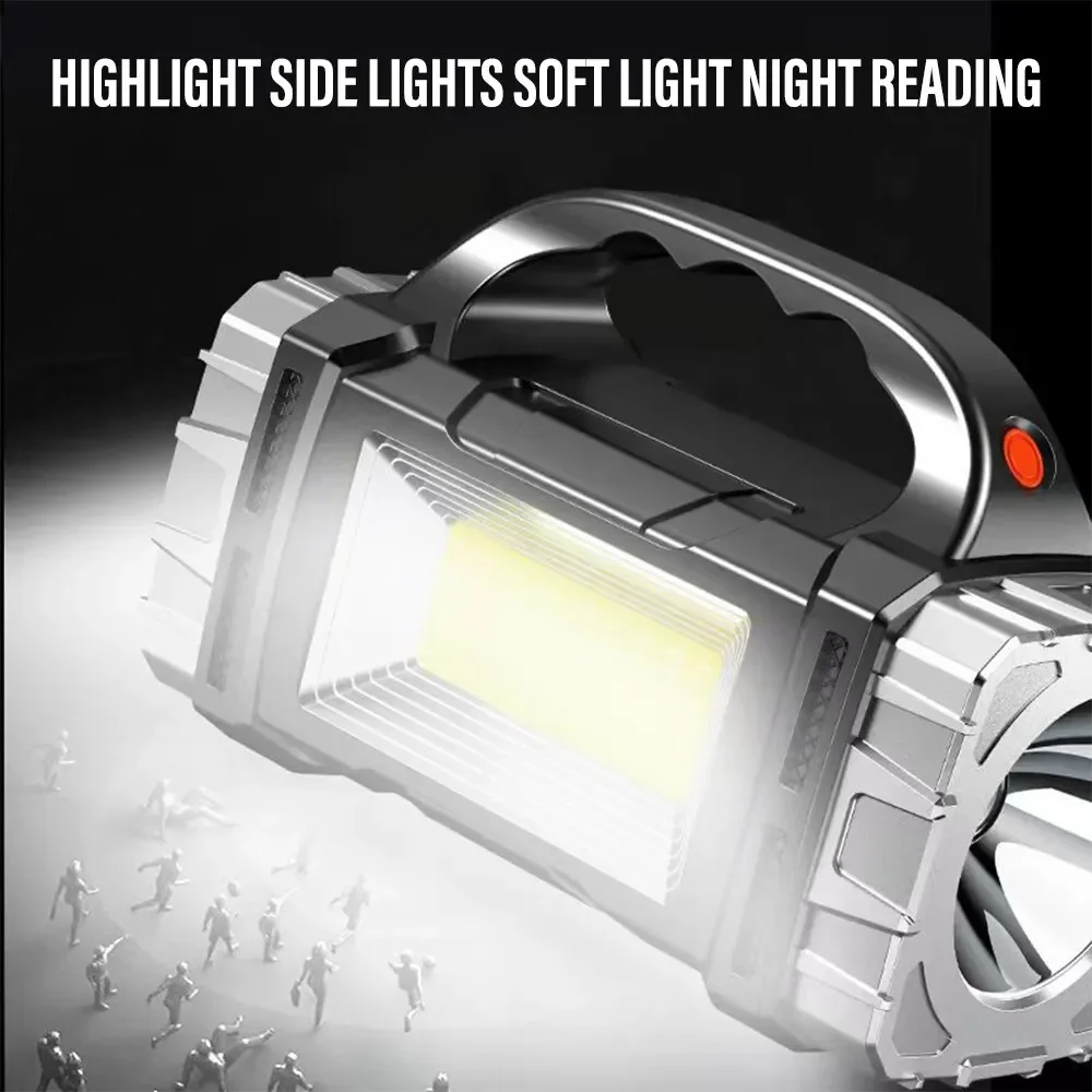 새로운 업그레이드 충전식 고출력 태양광 LED 손전등, - Outdoor Lighting House 리뷰 및 가격