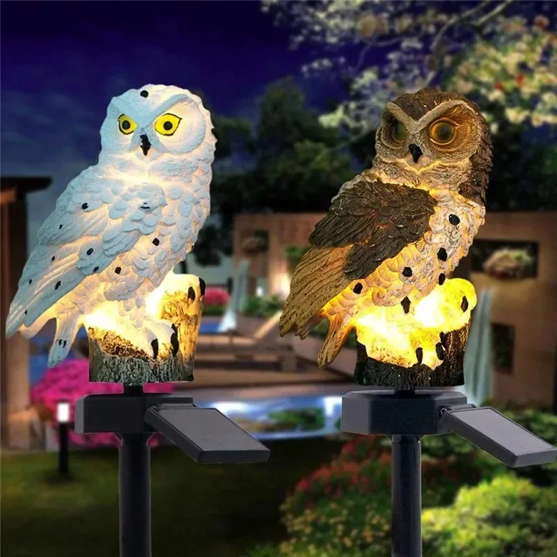 태양광 올빼미 조각상 정원등 LED 방수 야외 장식 ( - Outdoor Lighting Effects 리뷰 및 가격