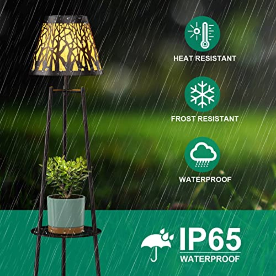 2팩 야외용 태양광 바닥 램프(식물 스탠드 포함) 방수 - Outdoor Lighting Waterproof 리뷰 및 가격