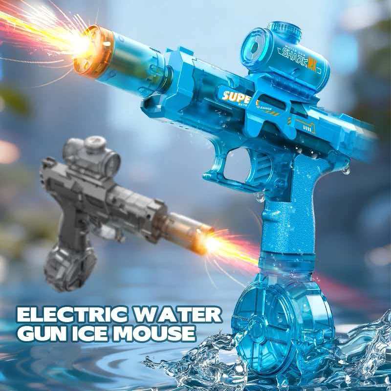 새로운 고속 전기 물총, 빛과 불꽃 효과 탑재, 강력한 - Outdoor Lighting Battery Powered 리뷰 및 가격