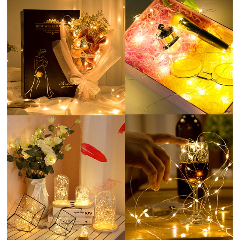 5-30M LED 요정 조명 배터리 운영 구리 와이어  - Outdoor Lighting Battery Operated 리뷰 및 가격
