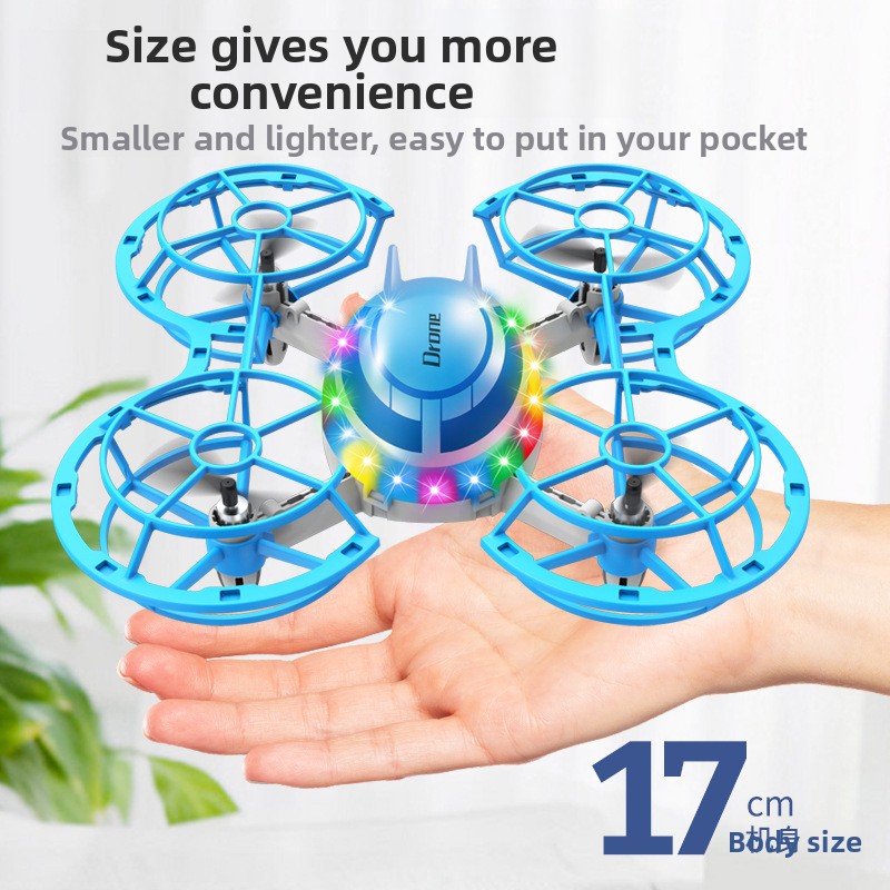 LED 조명이 있는 미니 RC 드론, 4축 쿼드콥터 장 - Outdoor Lighting Remote Control 리뷰 및 가격