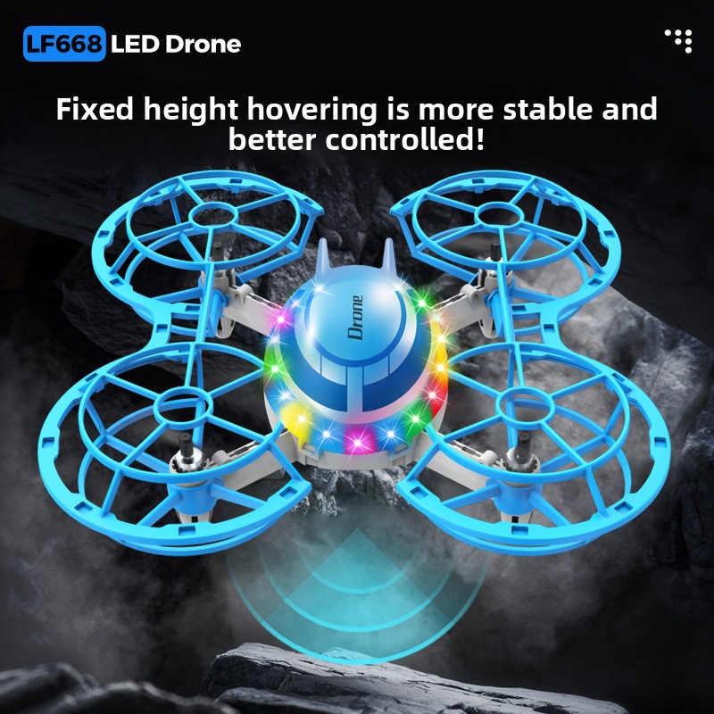 LED 조명이 있는 미니 RC 드론, 4축 쿼드콥터 장 - Outdoor Lighting Remote Control 리뷰 및 가격