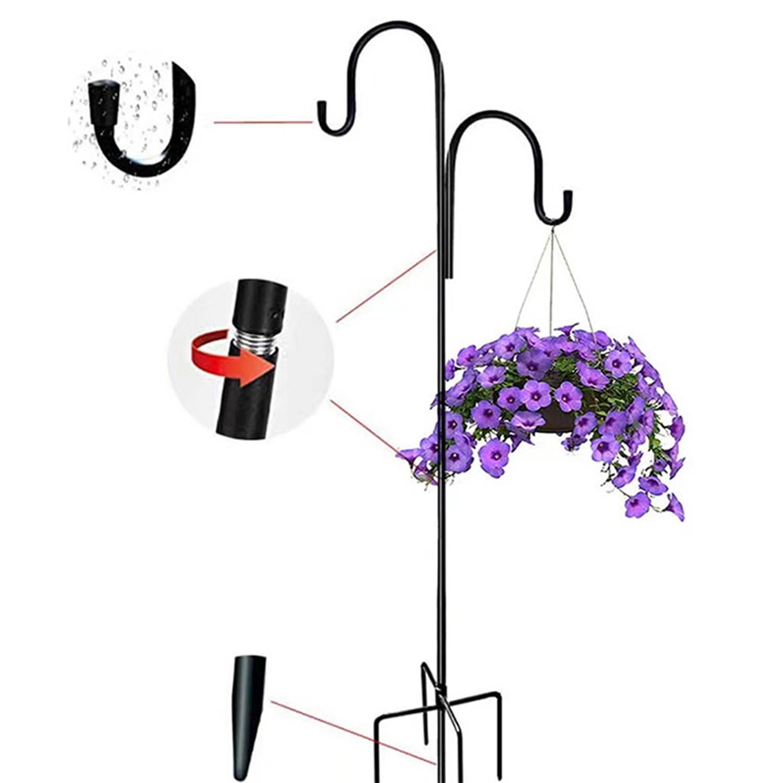 셰퍼드 훅 블랙 야외용 새 먹이통 폴대 - 태양광 조명 - Outdoor Lighting Pole 리뷰 및 가격